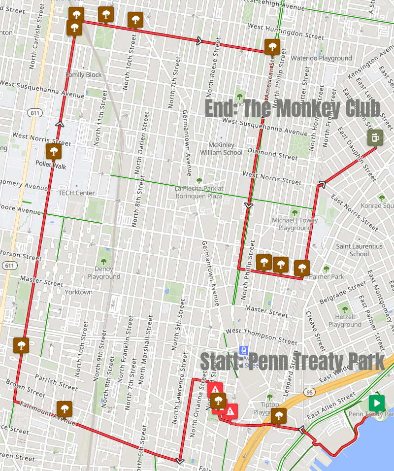 Route map