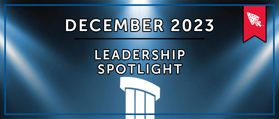 December 2023 Leadership Spotlight Banner