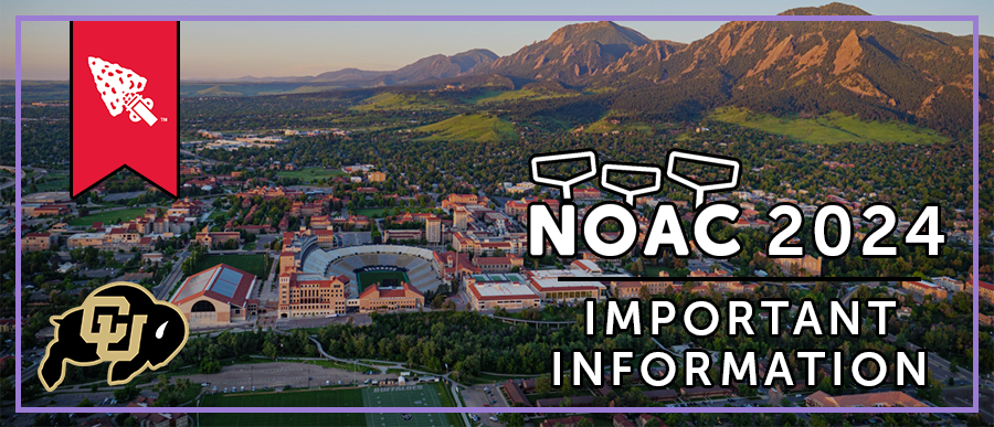 NOAC 2024 Important Information Banner