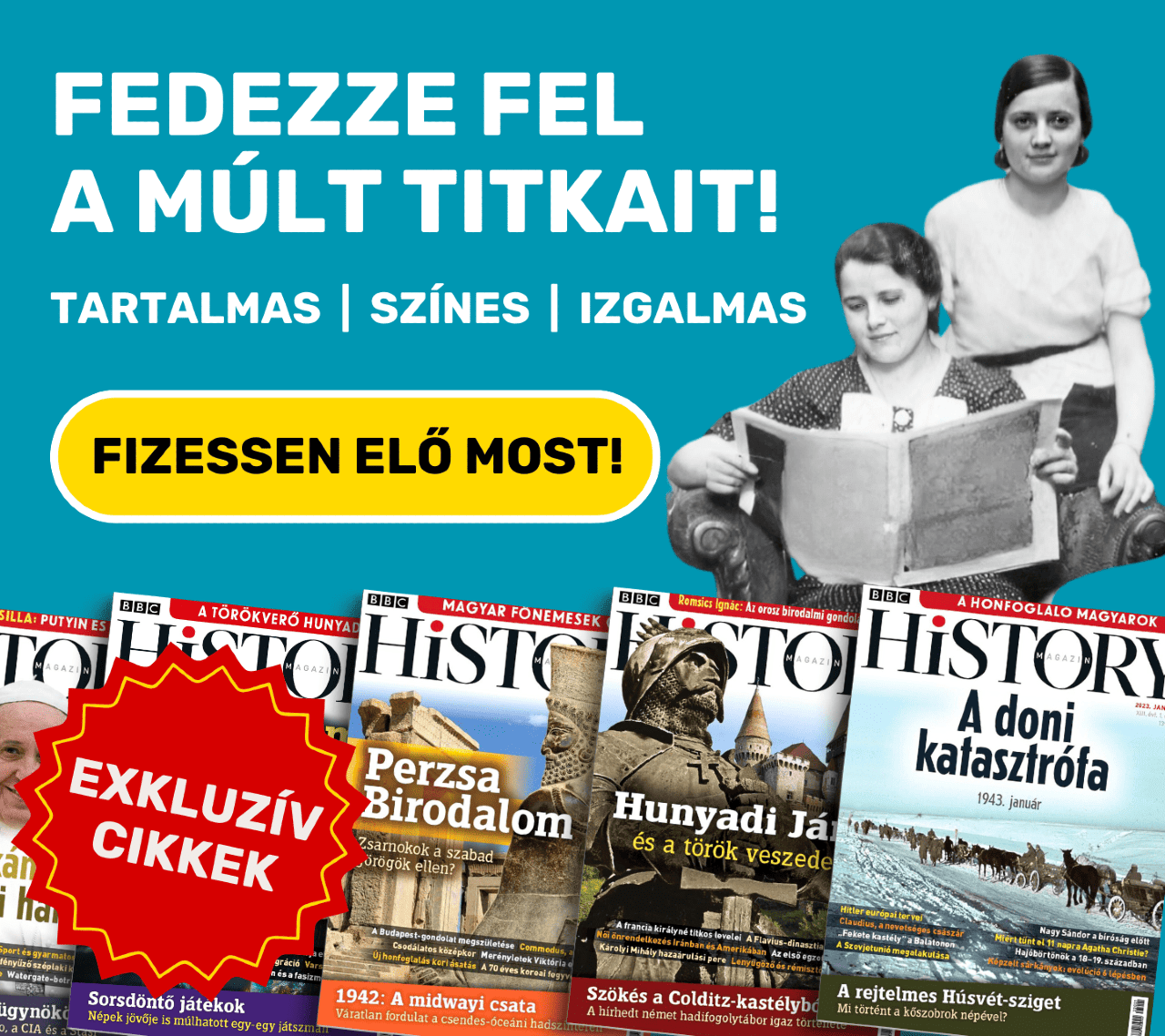 BBC History előfizetés