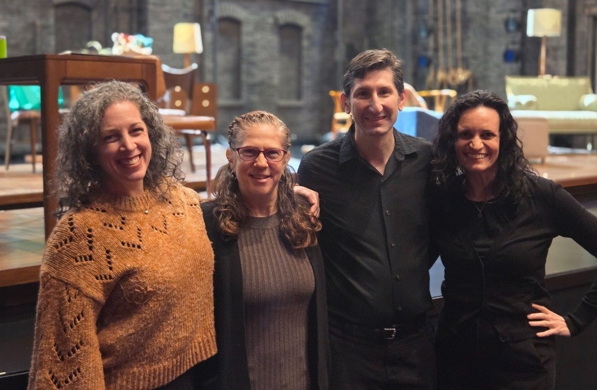 DASL Rachel Berman-Kobylarz with ASL team Aimee Robinson, Michael Herschberg, Cara Schwartz.