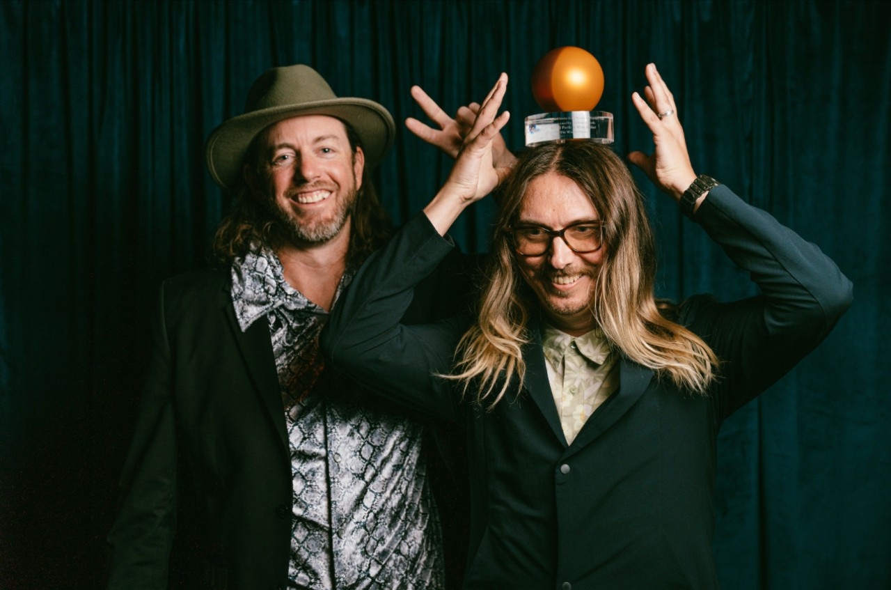 me and david holding the CASMA award