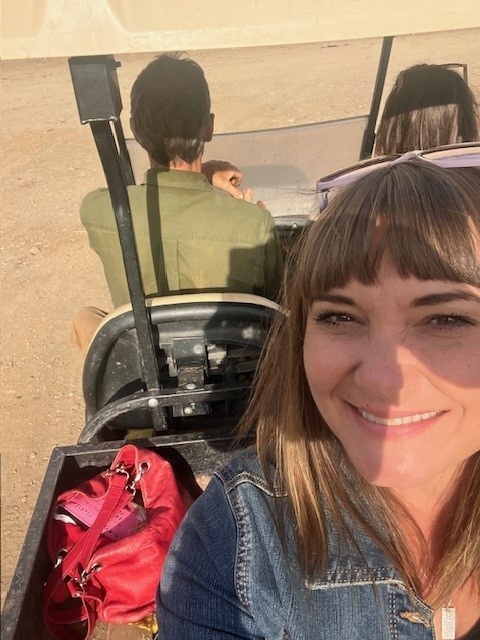 Visiting Churchtown Dairy with Jennie and Jean-David.