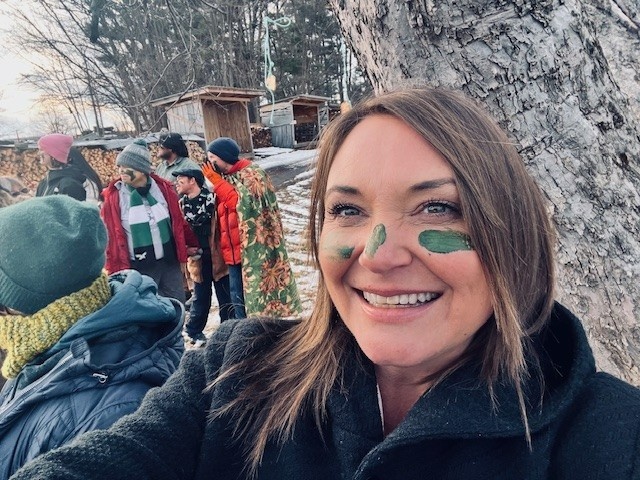 Visiting Churchtown Dairy with Jennie and Jean-David.