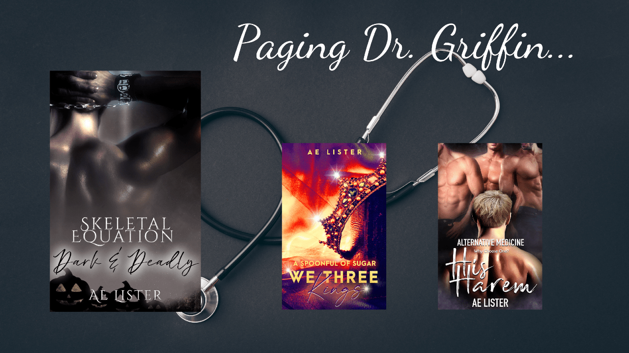 Covers of the three books in the Paging Dr. Griffin series.