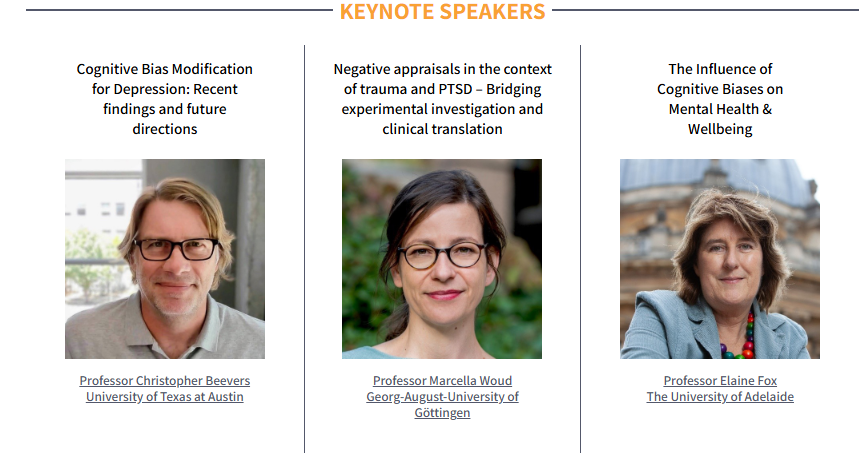 Profile images of keynote speakers
