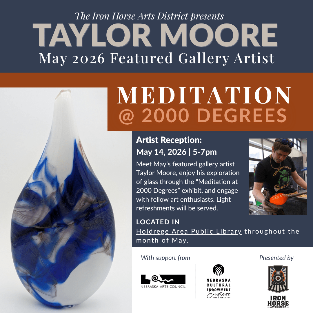 Taylor Moore: Meditation at 2000 Degrees promotional poster.