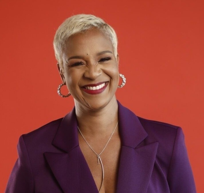 NEXT in Nonprofits podcast logo; when hovering, it changes to an image of Brandice Daniel