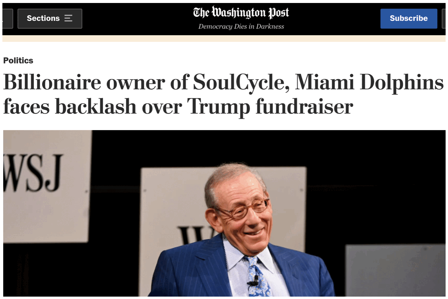 We're the boss, not Stephen Ross !