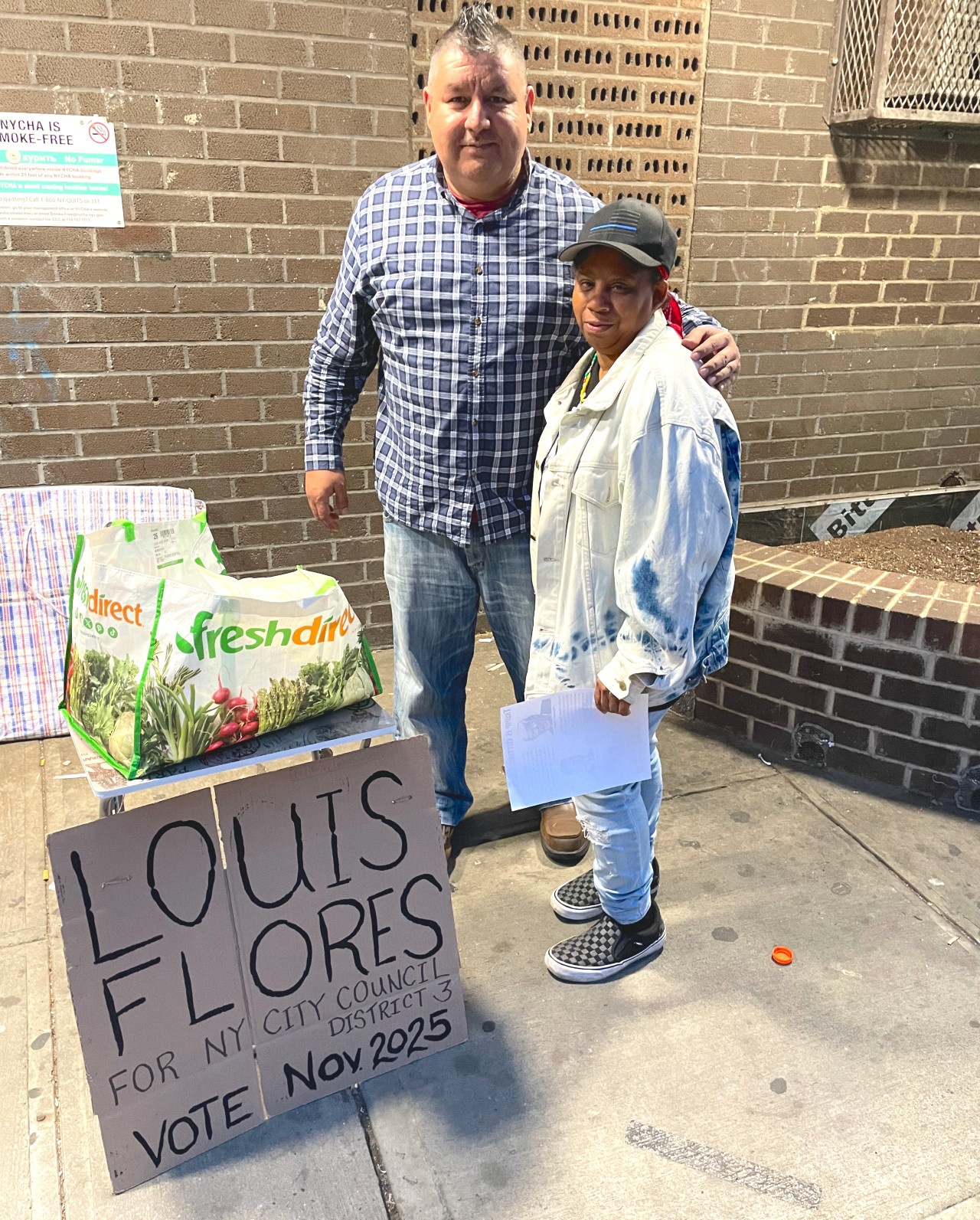 Louis Flores was collecting ballot petitions in Chelsea. Can you volunteer some time to get him on the ballot ?