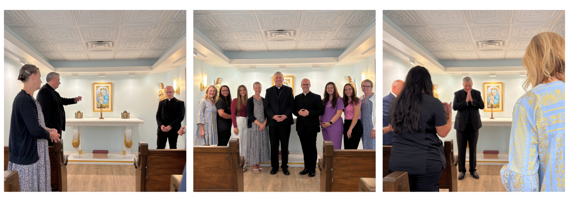 Bishop Bonnici Visits Restore Health & Wellness