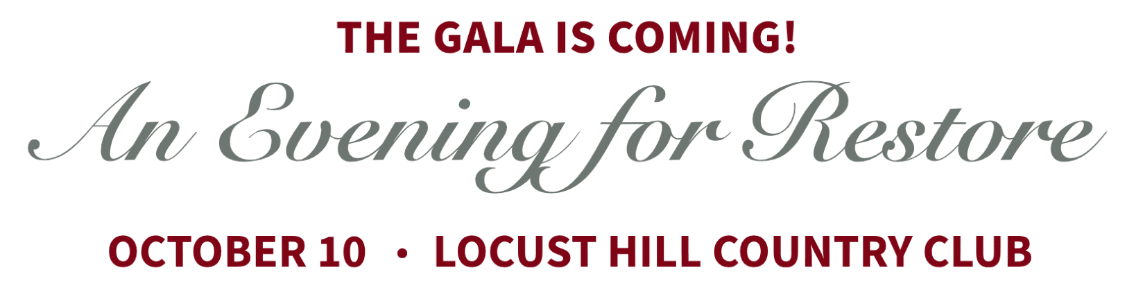 An Evening for Restore Gala