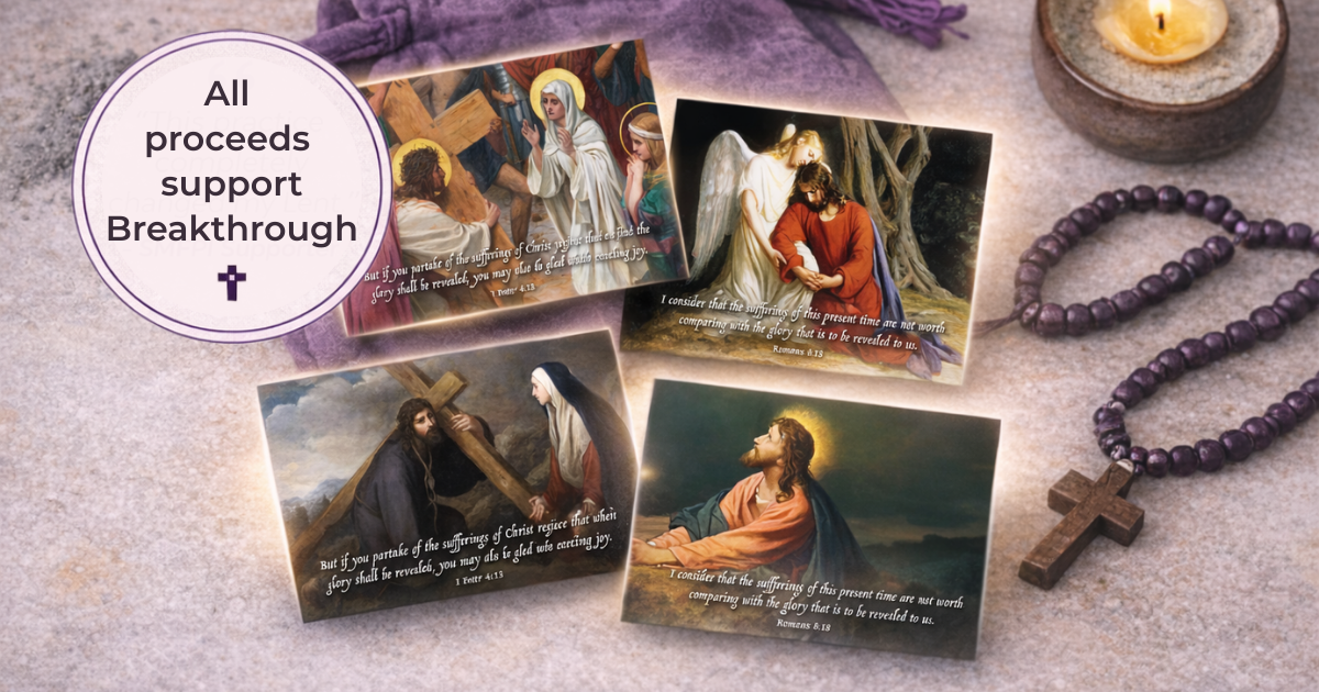 Lent prayer cards