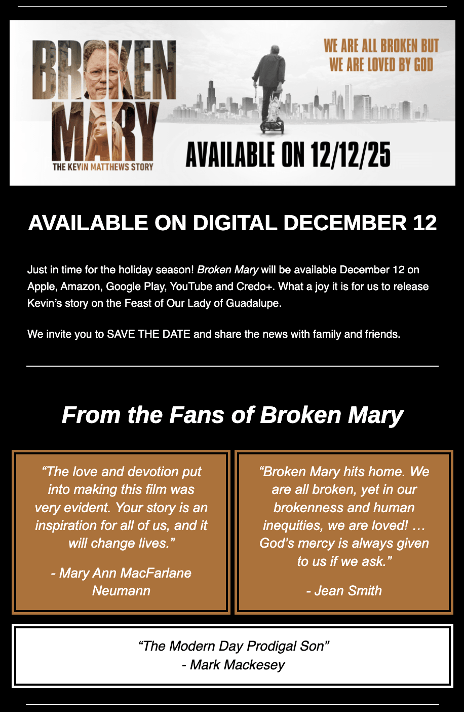 Broken Mary now available