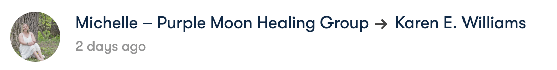 Michelle - Purple Moon Healing