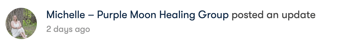 Michelle - Purple Moon Healing Group