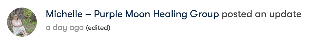 Michelle - Purple Moon Healing Group