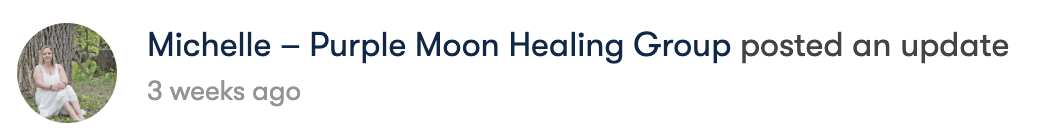 Michelle - Purple Moon Healing Group