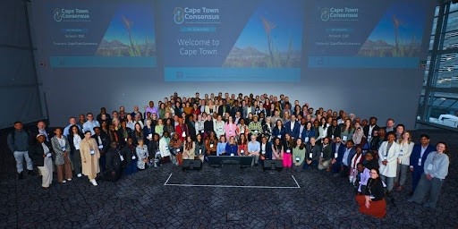 Attendees gather for the Cape Town Consensus Meeting on Transforming Evidence to Improve Lives