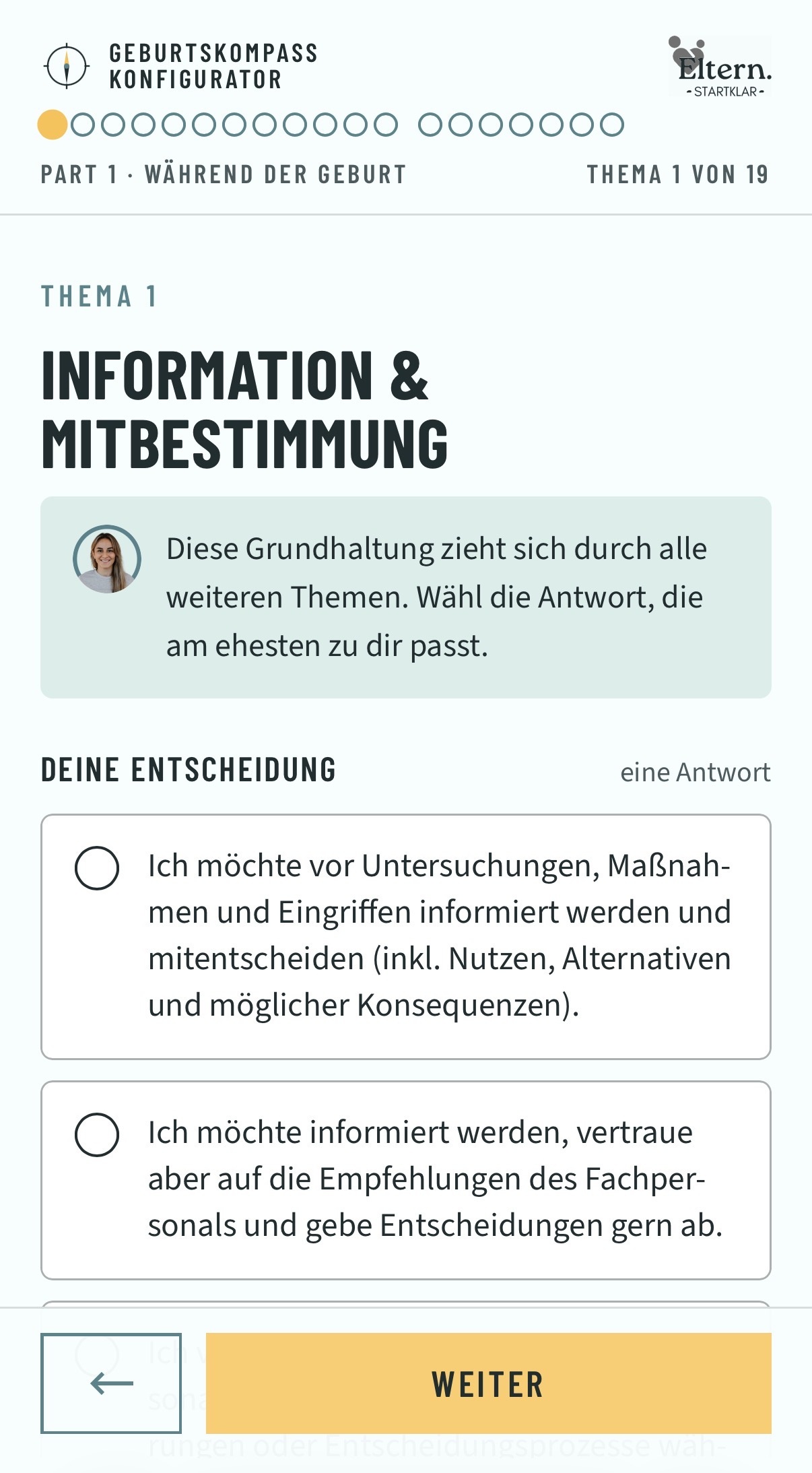 Noch eine Frage im Konfigurator