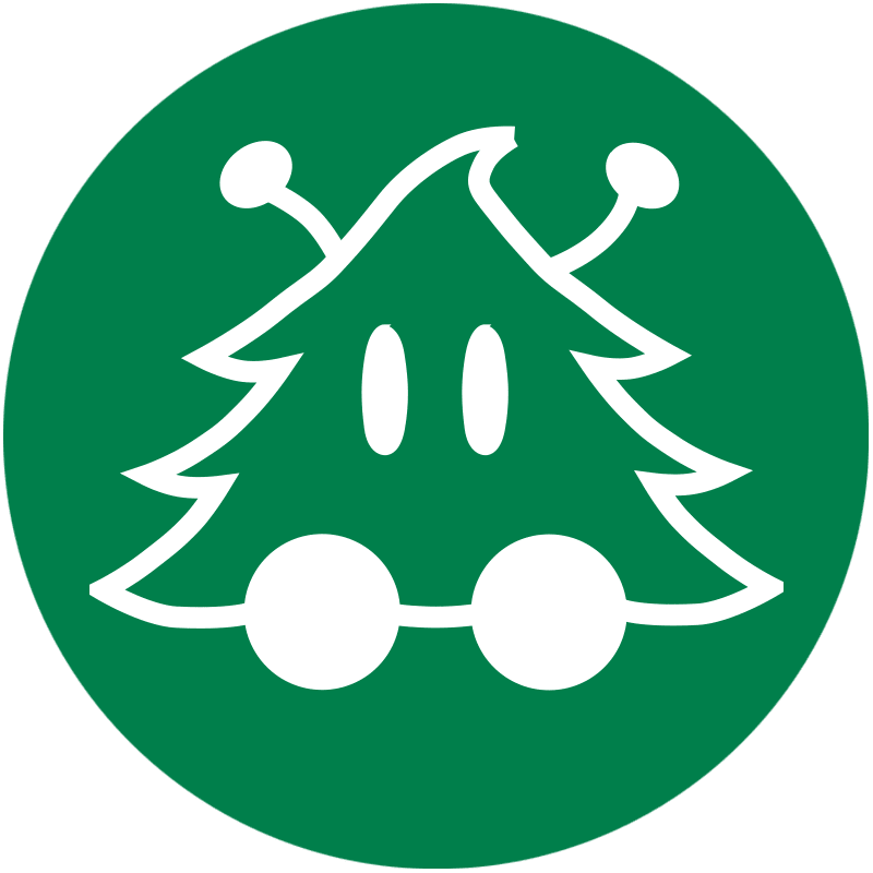 Robot in the Park logo with the cute firbot mascot