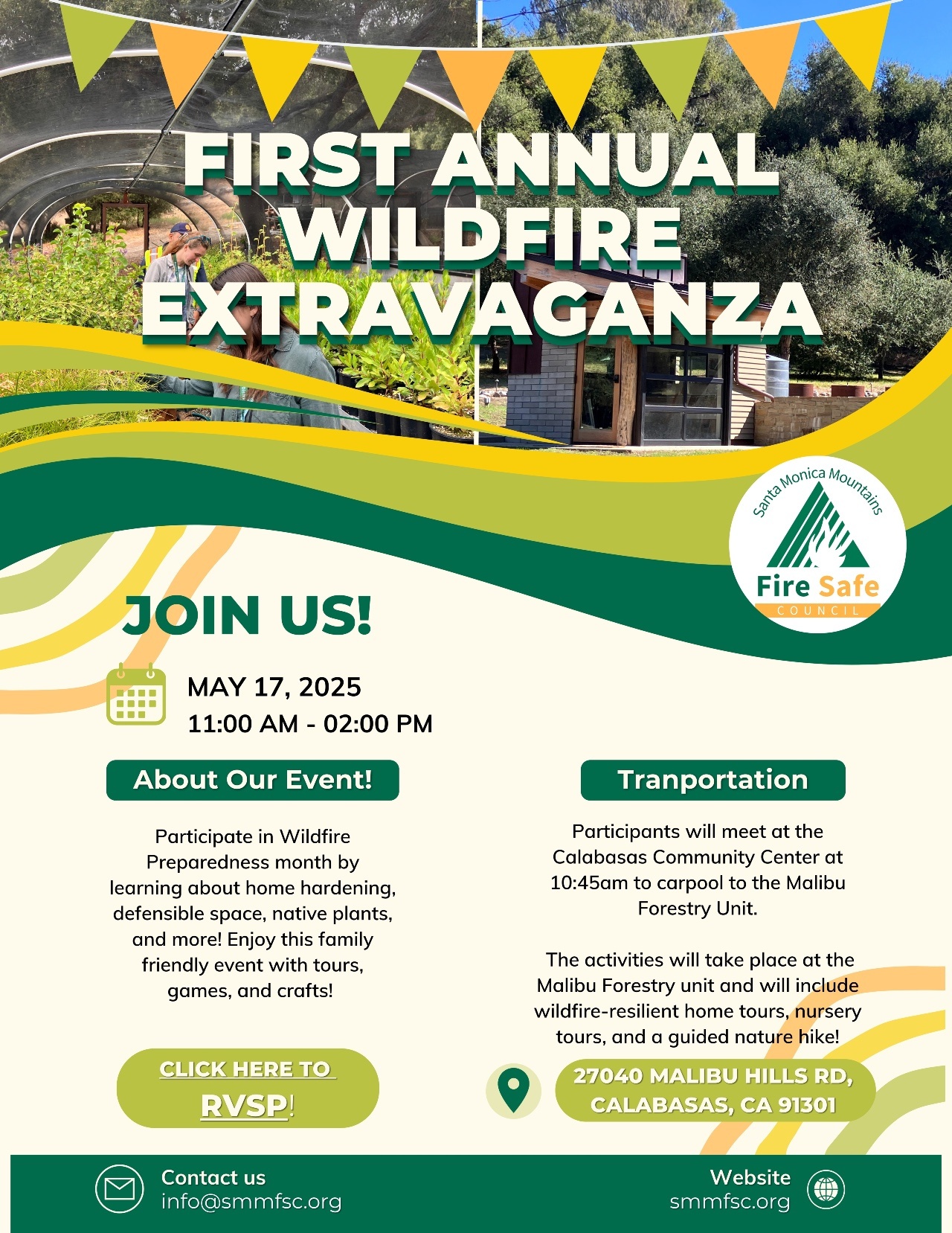 First Annual Wildfire Extravaganza May 17th 10am-2pm