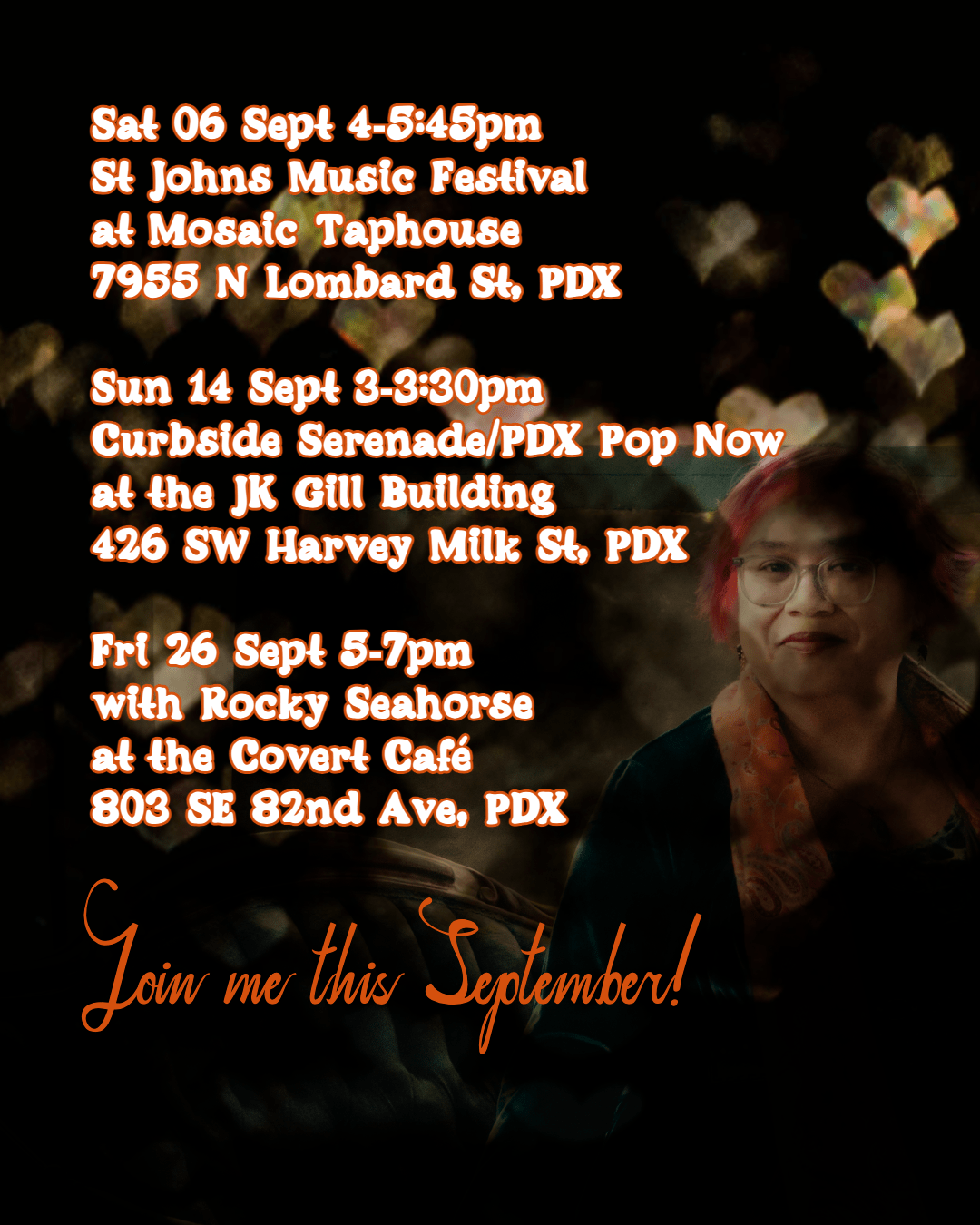 Join me this September!