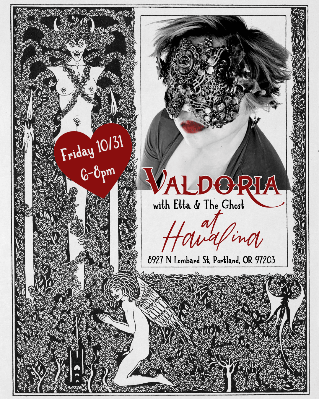 Pregame your Halloween festivities with the sultry stylings of Valdoria