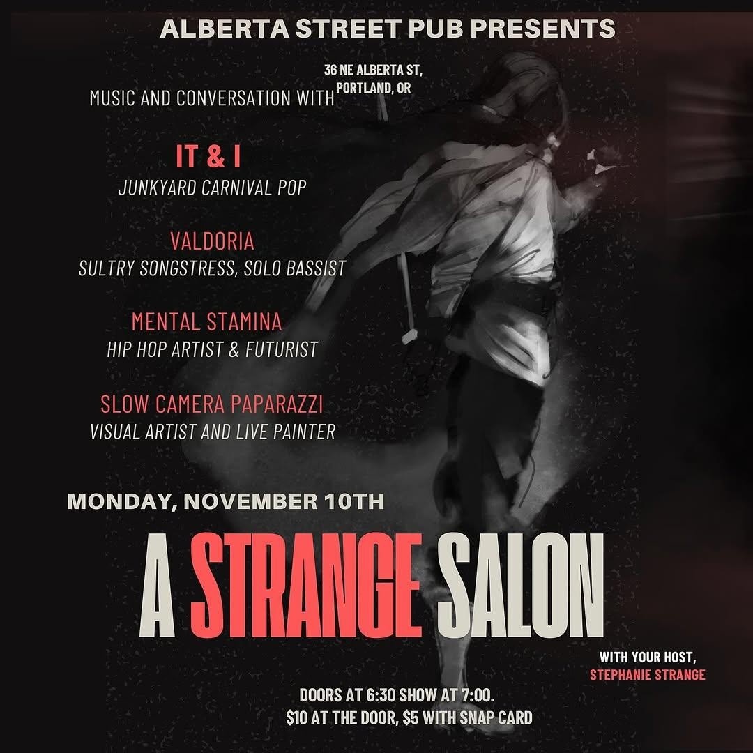 A Strange Salon, hosted by Stephanie Strange