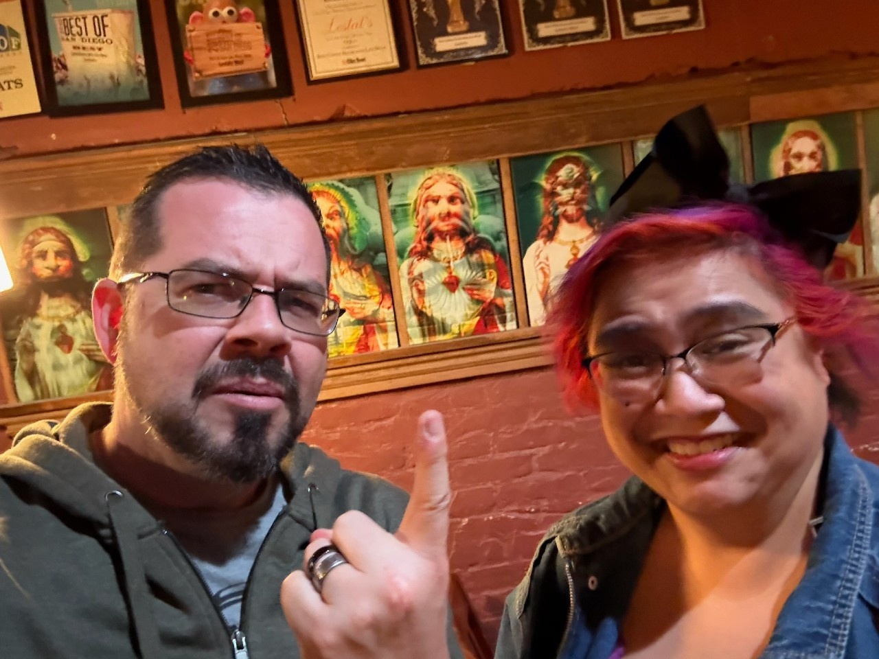 Me and Mike at Lestat's this past Monday