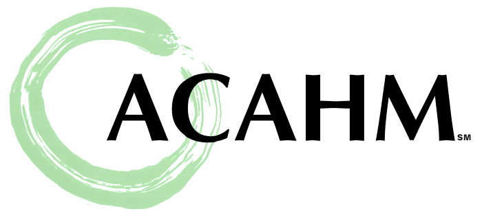 ACAHM with green logo.