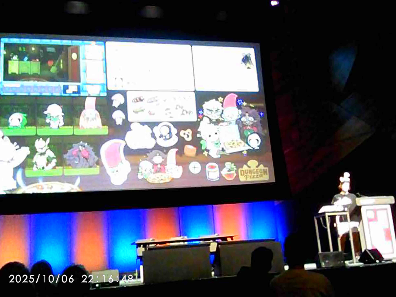 Louis on stage for GCAP Pitch