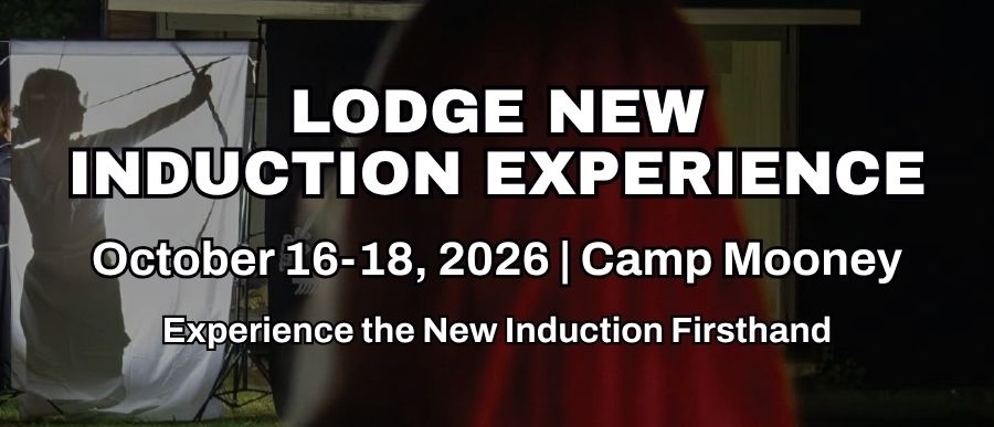 Lodge New Induction Experience: October 16-18, 2026 at Camp Mooney