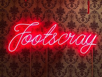 Footscray neon sign at Littlefoot