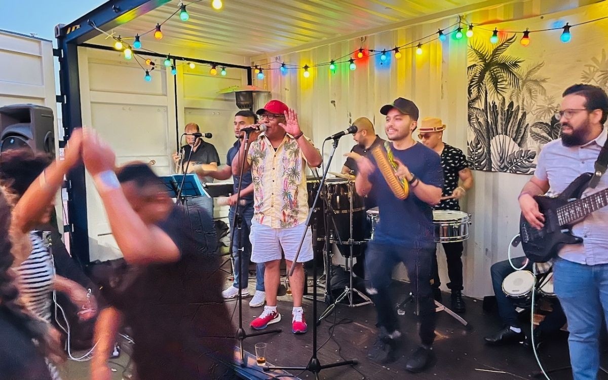 Del Barrio in the Beer Garden