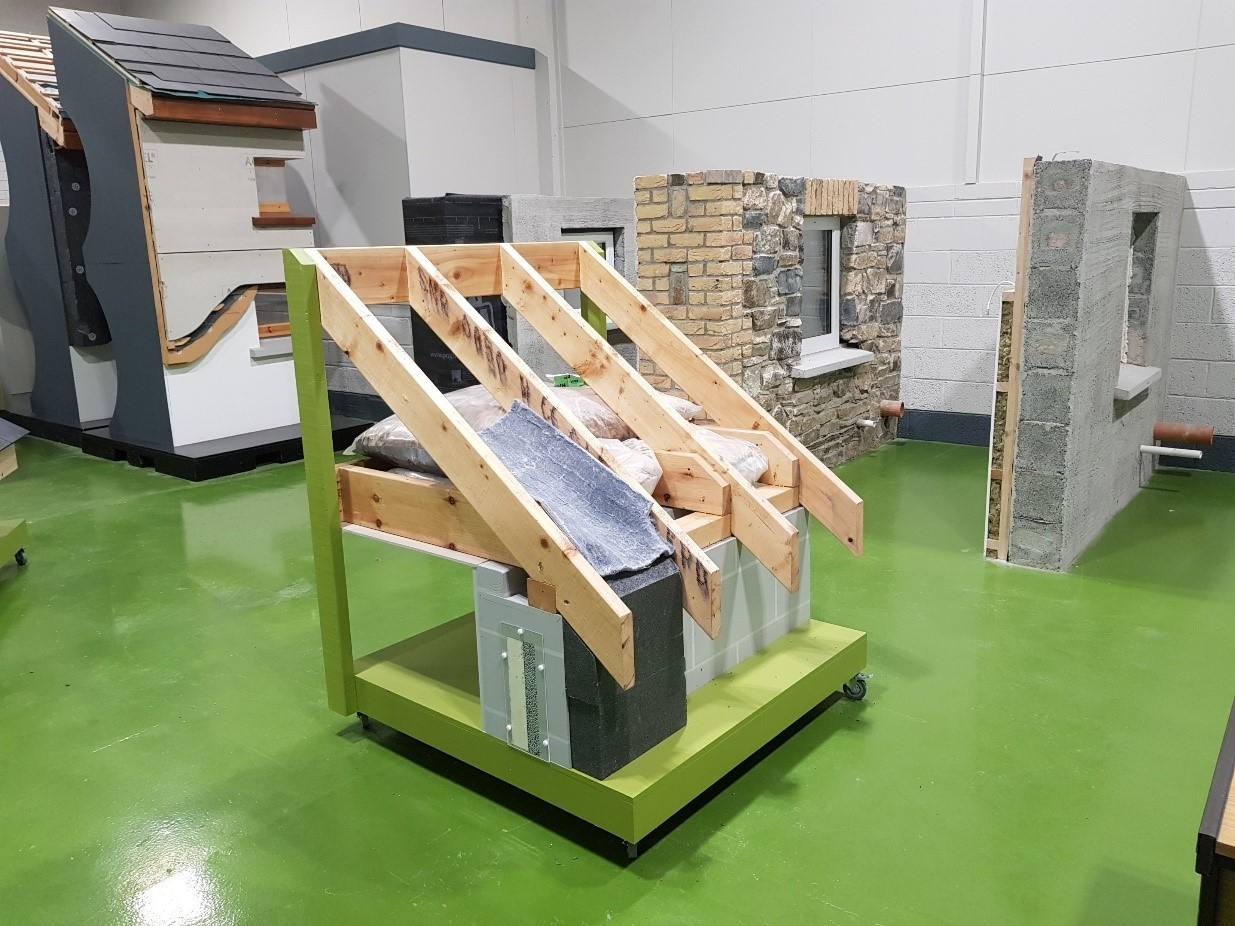 NZEB building techniques in the workshop