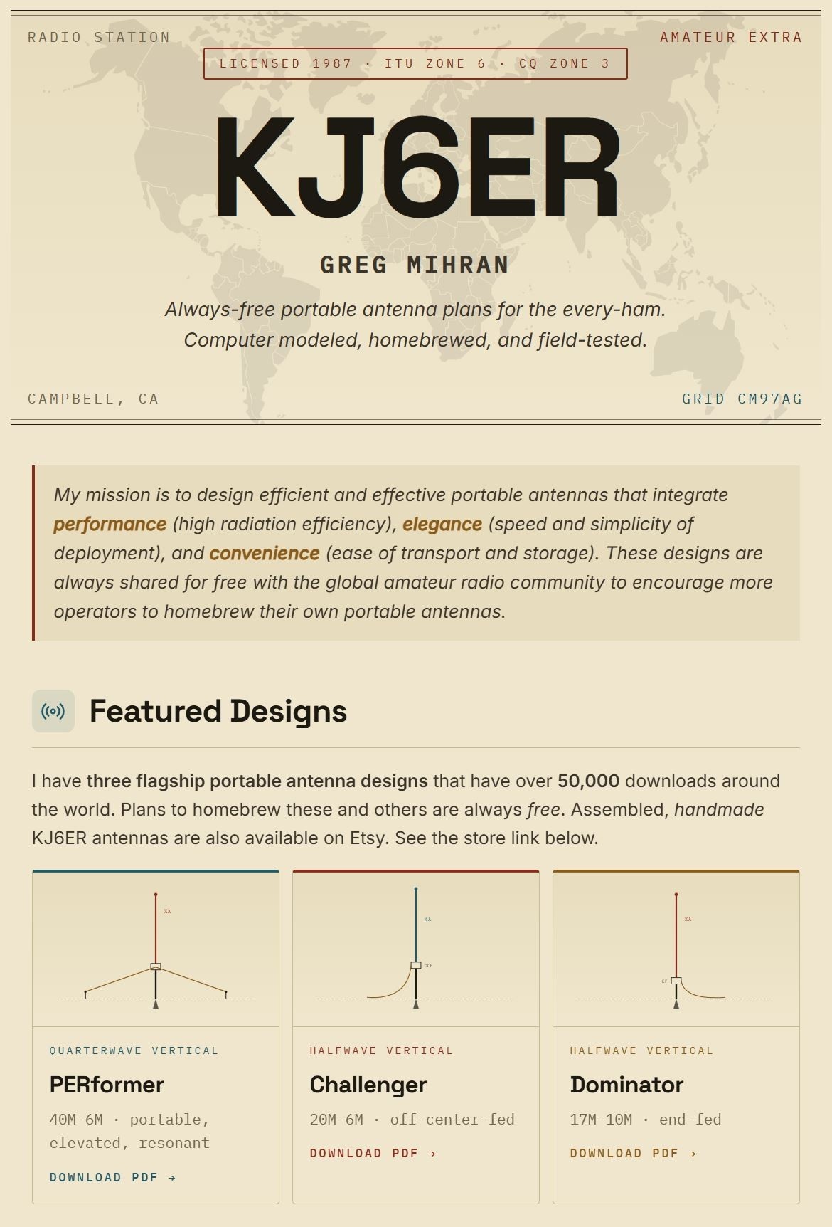 KJ6ER Website