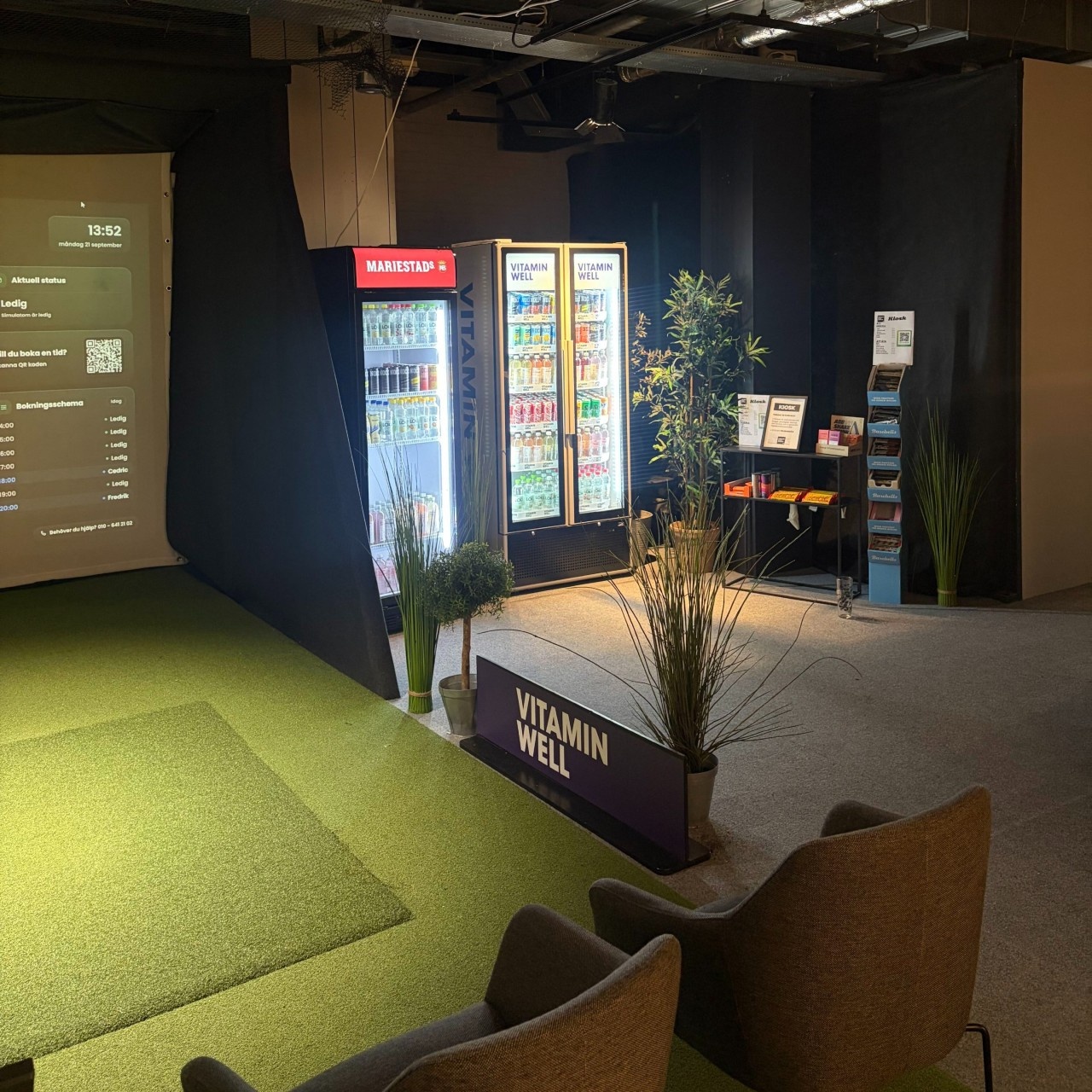 Gallerian Indoor Golf efter uppfräschningen