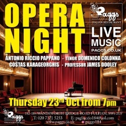 Paggs Opera night