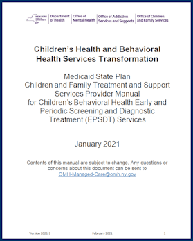 Children's Health and Behavioral Health Services Transformation Document