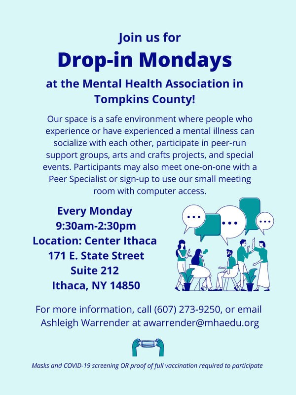 Mental Health Association Tompkins County Drop In Mondays
