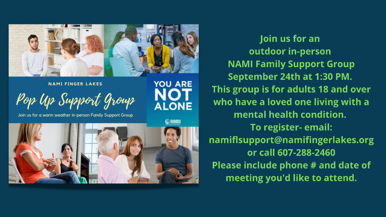 Pop Up In Person NAMI FL Support Group