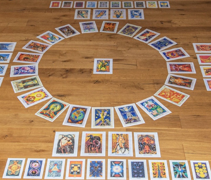 Tarot-Mandala aus unserer TAROT-Ausbildung