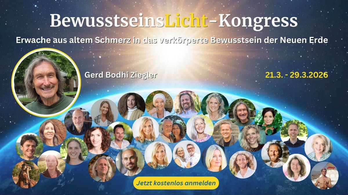 Banner des BewusstseinsLicht-Kongresses