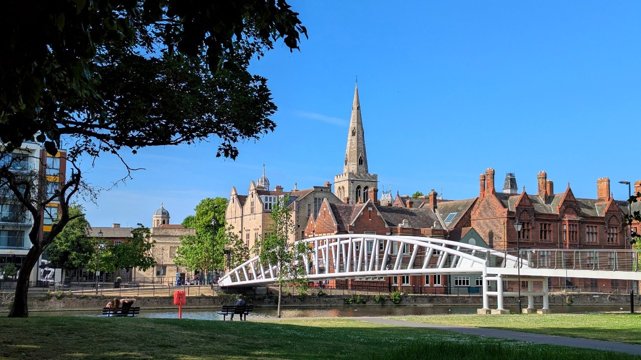 Picture of Bedford Riverside bridge