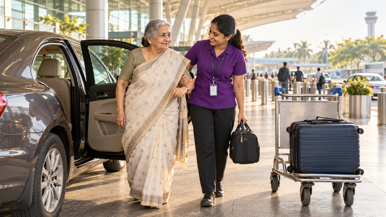 Flying with Elderly Parents
