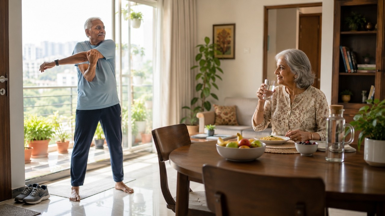 Daily Routine for Elderly Parents in Bangalore
