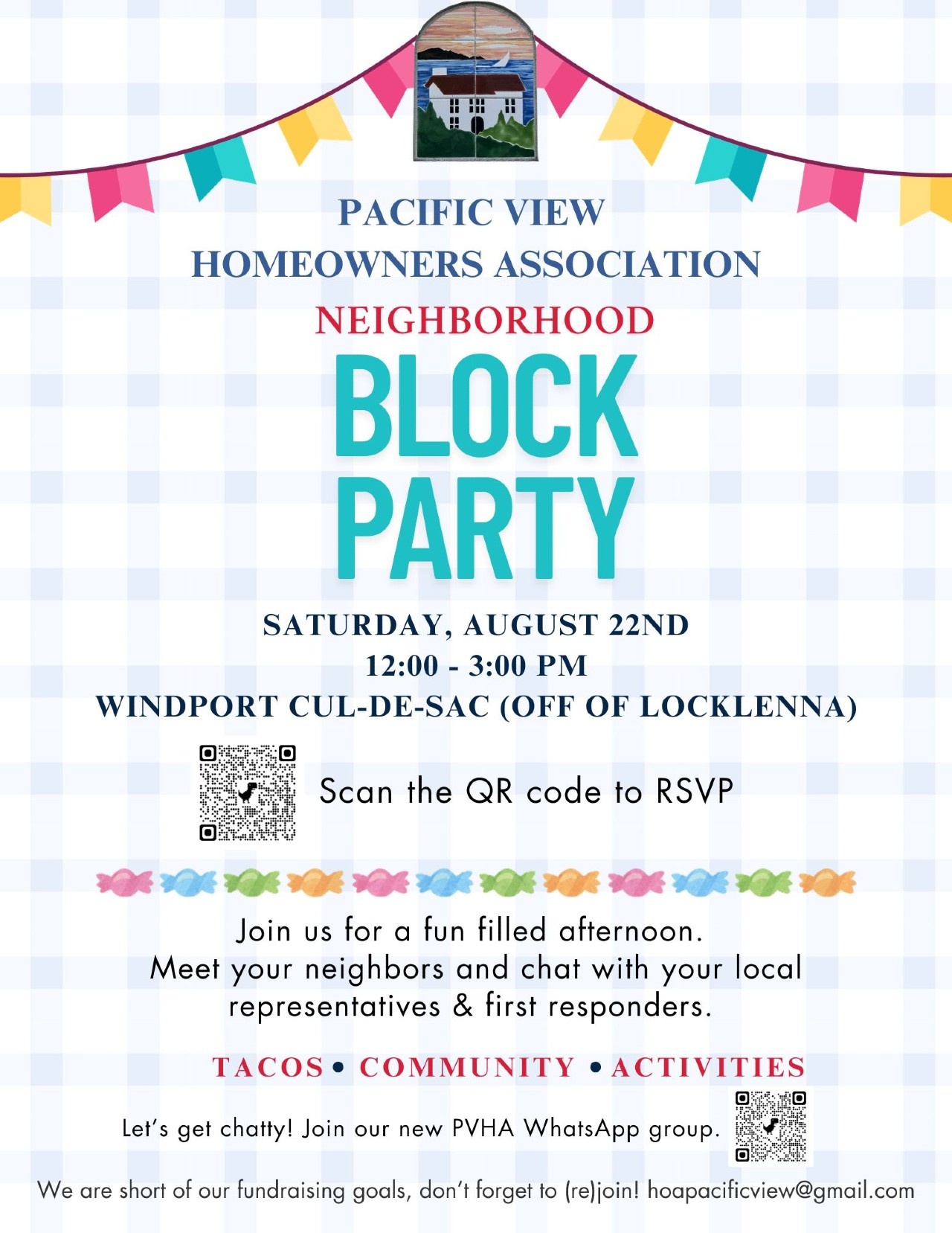Neighbors gathered at a past Pacific View block party