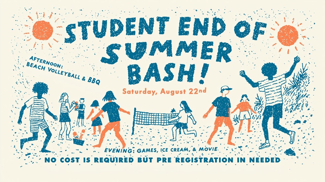 Summit Youth Beach Bash and Movie Night on Saturday, August 22