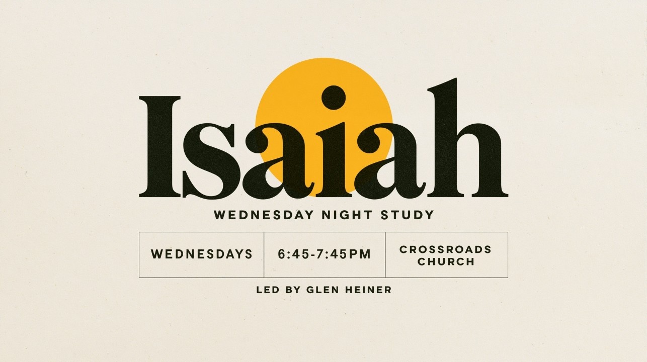 Isaiah Wednesday Night Study